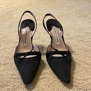 Manolo Blahnik black shoes